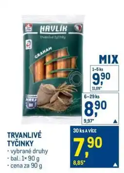 Makro Trvanlivé tyčinky nabídka