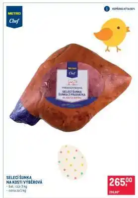 Makro Selecí šunka na kosti výběrová nabídka