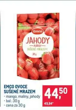 Makro EMCO OVOCE SUŠENÉ MRAZEM nabídka