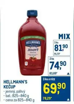 Makro Hellmann’s kečup nabídka