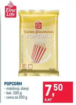 Makro Popcorn nabídka
