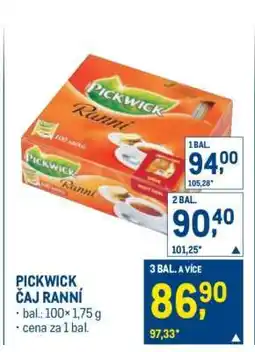Makro Pickwick čaj Ranní nabídka