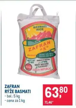 Makro ZAFRAN RÝŽE BASMATI nabídka