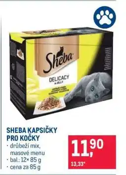 Makro Sheba kapsičky pro kočky nabídka