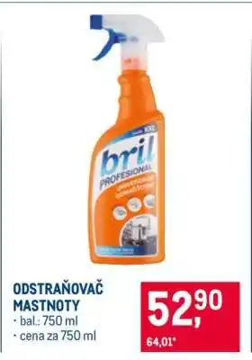 Makro Odstraňovač mastnoty nabídka