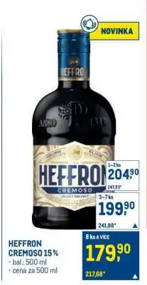 Makro HEFFRON CREMOSO 15% nabídka