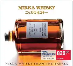 Makro NIKKA WHISKY nabídka