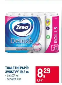 Makro TOALETNÍ PAPÍR 3VRSTVÝ 19,3 m nabídka