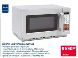 Makro MIKROVLNNÁ TROUBA GMW1034S nabídka