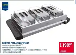 Makro OHŘÍVAČ POTRAVIN GFW1000 nabídka
