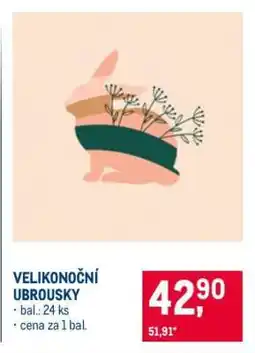 Makro Velikonoční ubrousky nabídka