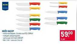 Makro Nože HACCP nabídka