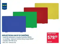 Makro KRÁJECÍ DESKA HACCP SE ZARÁŽKOU nabídka