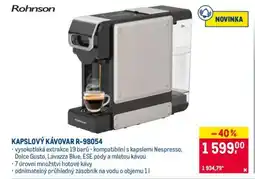 Makro KAPSLOVÝ KÁVOVAR R-98054 nabídka