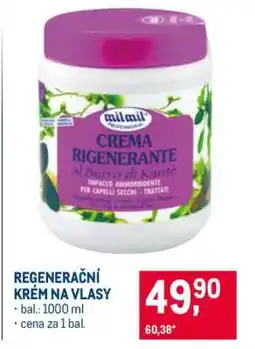 Makro REGENERAČNÍ KRÉM NA VLASY nabídka