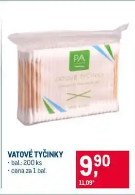 Makro VATOVÉ TYČINKY nabídka