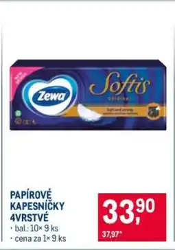 Makro PAPÍROVÉ KAPESNÍČKY 4VRSTVÉ nabídka