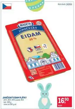 Makro Jihočeský eidam plátky nabídka