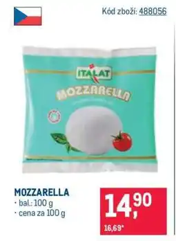 Makro Mozzarella nabídka