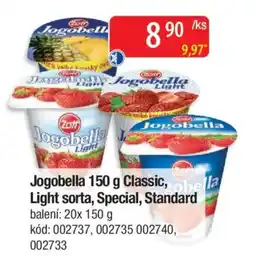 Qanto Jogobella Classic, Light sorta, Special, Standard nabídka