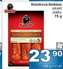 Jip Kmotrova klobása pikant plátky nabídka