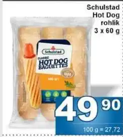 Jip Schulstad Hot Dog rohlík nabídka