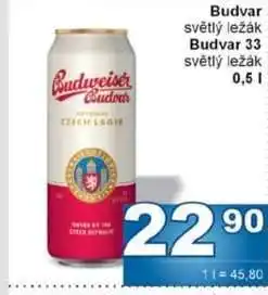 Jip Budvar světlý ležák nabídka