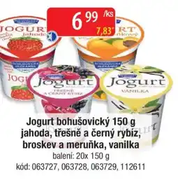 Qanto Jogurt bohušovický jahoda, třešně a černý rybíz, 11 broskev a meruňka, vanilka nabídka