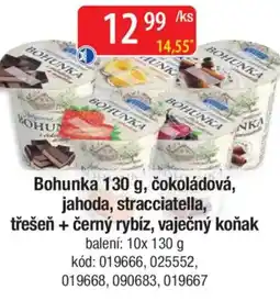 Qanto Bohunka, čokoládová, jahoda, stracciatella, třešeň + černý rybíz, vaječný koňak nabídka