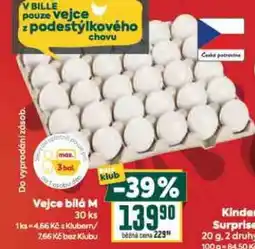 Billa Vejce bílá m nabídka