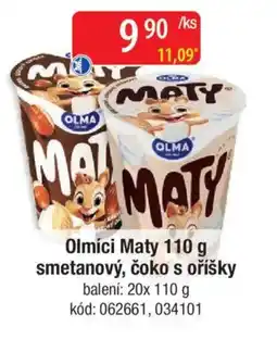 Qanto Olmíci Maty smetanový, čoko s oříšky nabídka