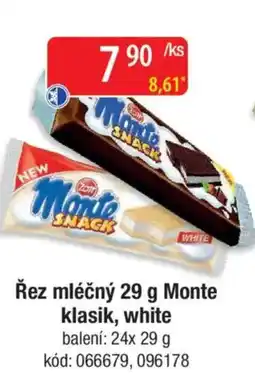 Qanto Řez mléčný Monte klasik, white nabídka