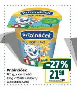 Billa Pribináček nabídka