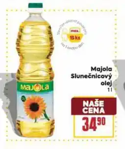 Billa MAJOLA Slunečnicový olej nabídka