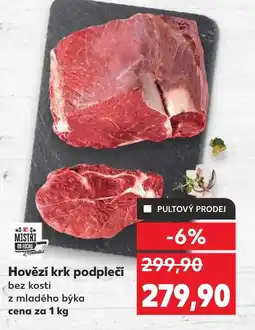 Kaufland Hovězí krk podplečí nabídka