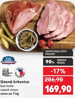 Kaufland Uzená krkovice nabídka