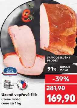 Kaufland Uzené vepřové filé nabídka