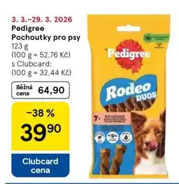 Tesco Pedigree Pochoutky pro psy nabídka