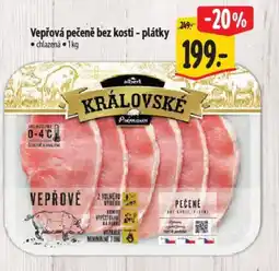 Albert Vepřová pečeně bez kosti - plátky nabídka