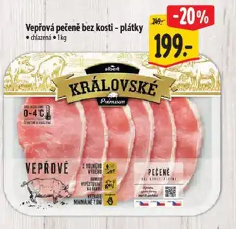 Albert Vepřová pečeně bez kosti - plátky nabídka