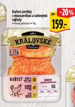 Albert KUŘECÍ Závitky s mozzarellou a sušenými rajčaty nabídka