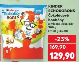 Kaufland KINDER SCHOKOBONS Čokoládové bonbóny nabídka