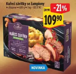 Albert Kuřecí závitky se žampiony nabídka