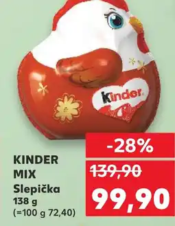 Kaufland KINDER MIX Slepička nabídka