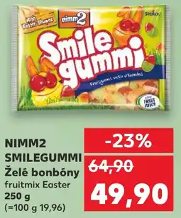 Kaufland NIMM2 SMILEGUMMI Želé bonbóny nabídka