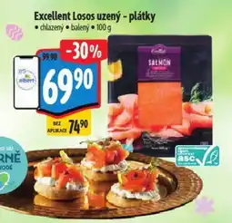 Albert EXCELLENT Losos uzený - plátky nabídka