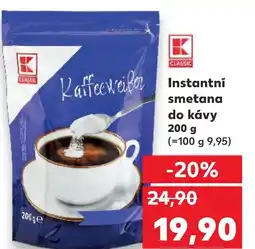 Kaufland Instantní smetana do kávy nabídka