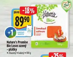Albert NATURE'S PROMISE Bio losos uzený - plátky nabídka