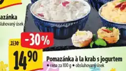 Albert Pomazánka à la krab s jogurtem nabídka