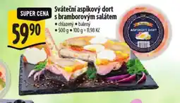 Albert Sváteční aspikový dort s bramborovým salátem nabídka